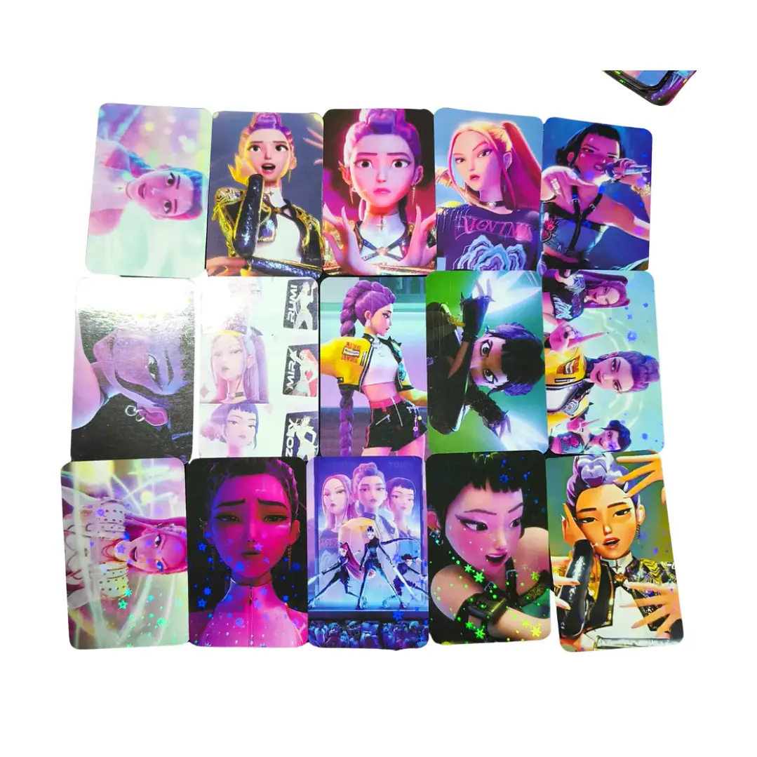 Set 55 Photocards / Lomo Card Huntrix Kpop Demon Hunters 4