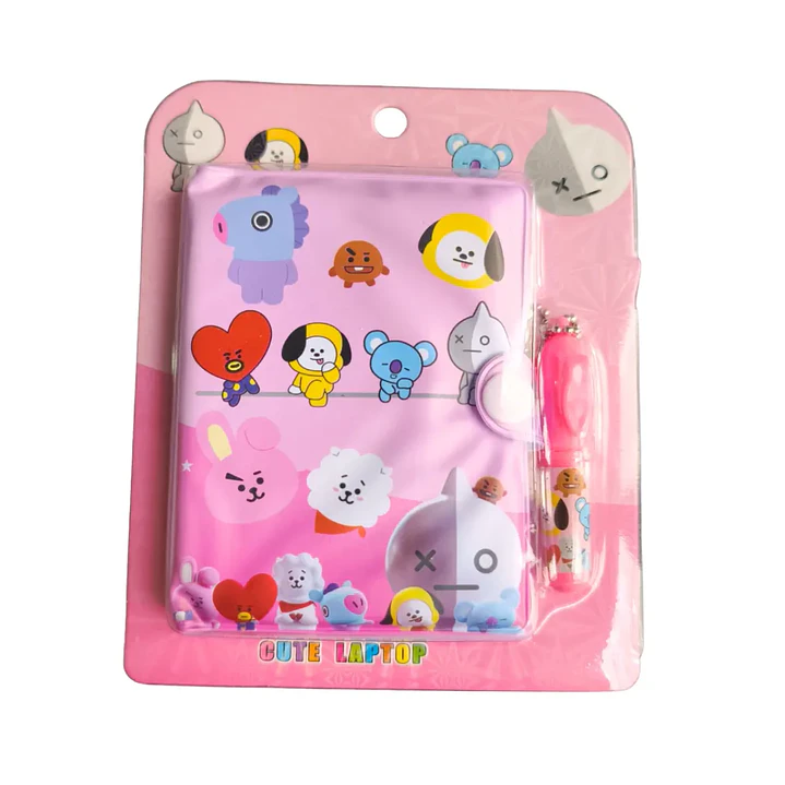 Mini Libreta + Lápiz Diseño BTS BT21 Kpop 3