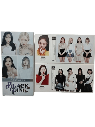 Set Caja De 30 Postales/Fotos Diseño Blackpink Kpop Girlgroup