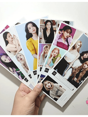 Set Caja De 30 Postales/Fotos Diseño Blackpink Kpop Girlgroup