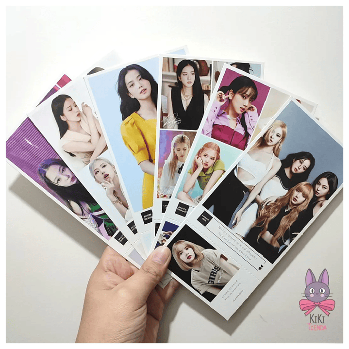 Set Caja De 30 Postales/Fotos Diseño Blackpink Kpop Girlgroup 2