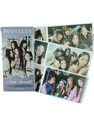 Set Caja De 30 Postales/Fotos Diseño New Jeans Kpop Girlgroup