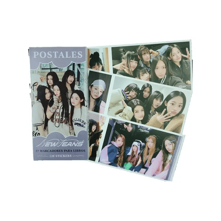 Set Caja De 30 Postales/Fotos Diseño New Jeans Kpop Girlgroup 1