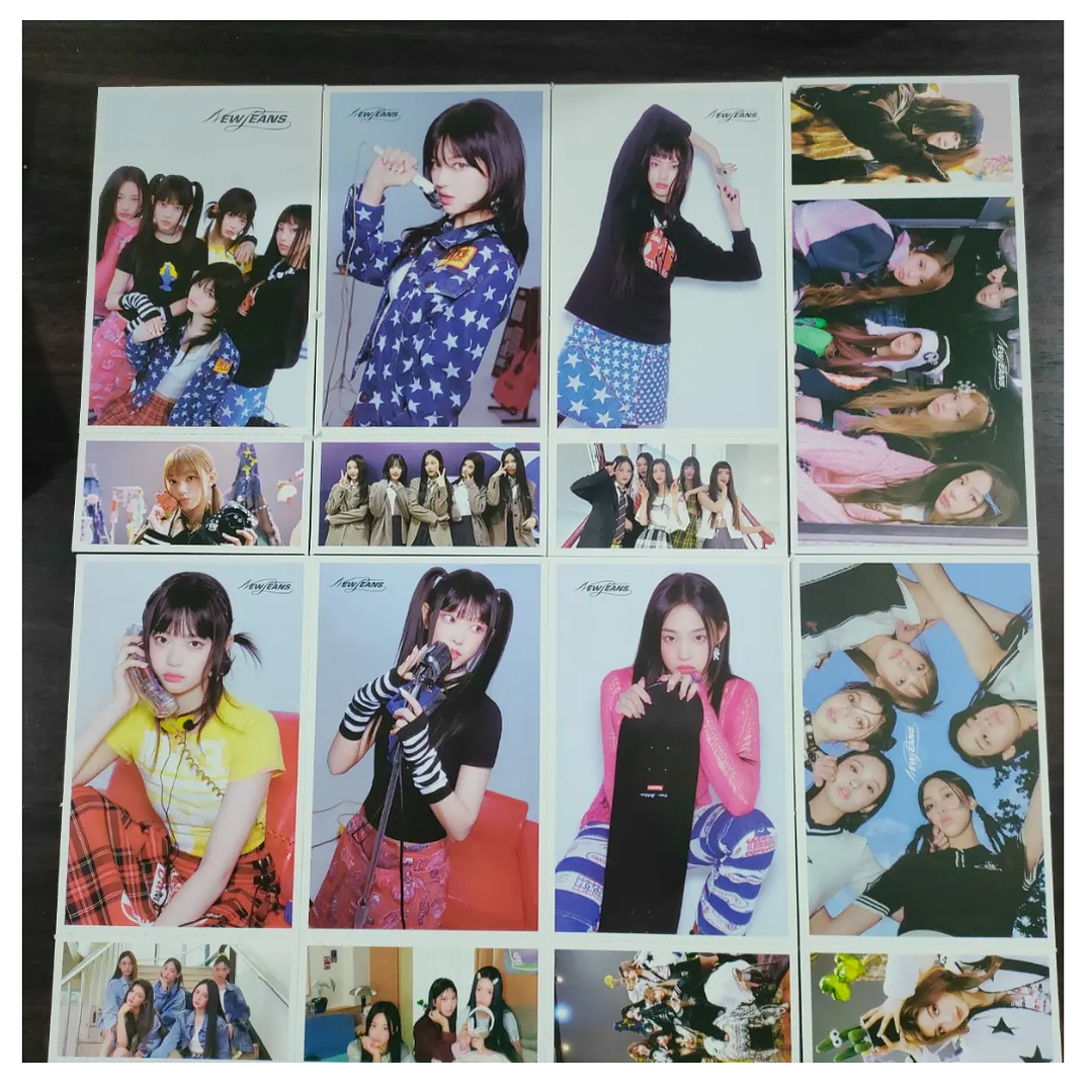 Set Caja De 30 Postales/Fotos Diseño New Jeans Kpop Girlgroup 3