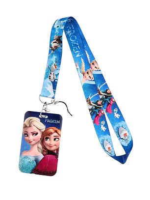 Portacredencial + Lanyard Frozen Película 