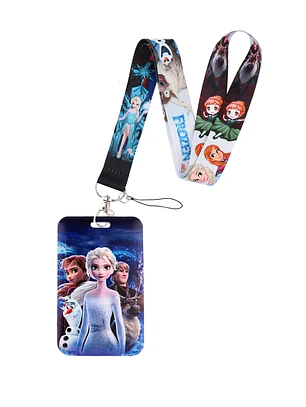 Portacredencial + Lanyard Frozen Película 