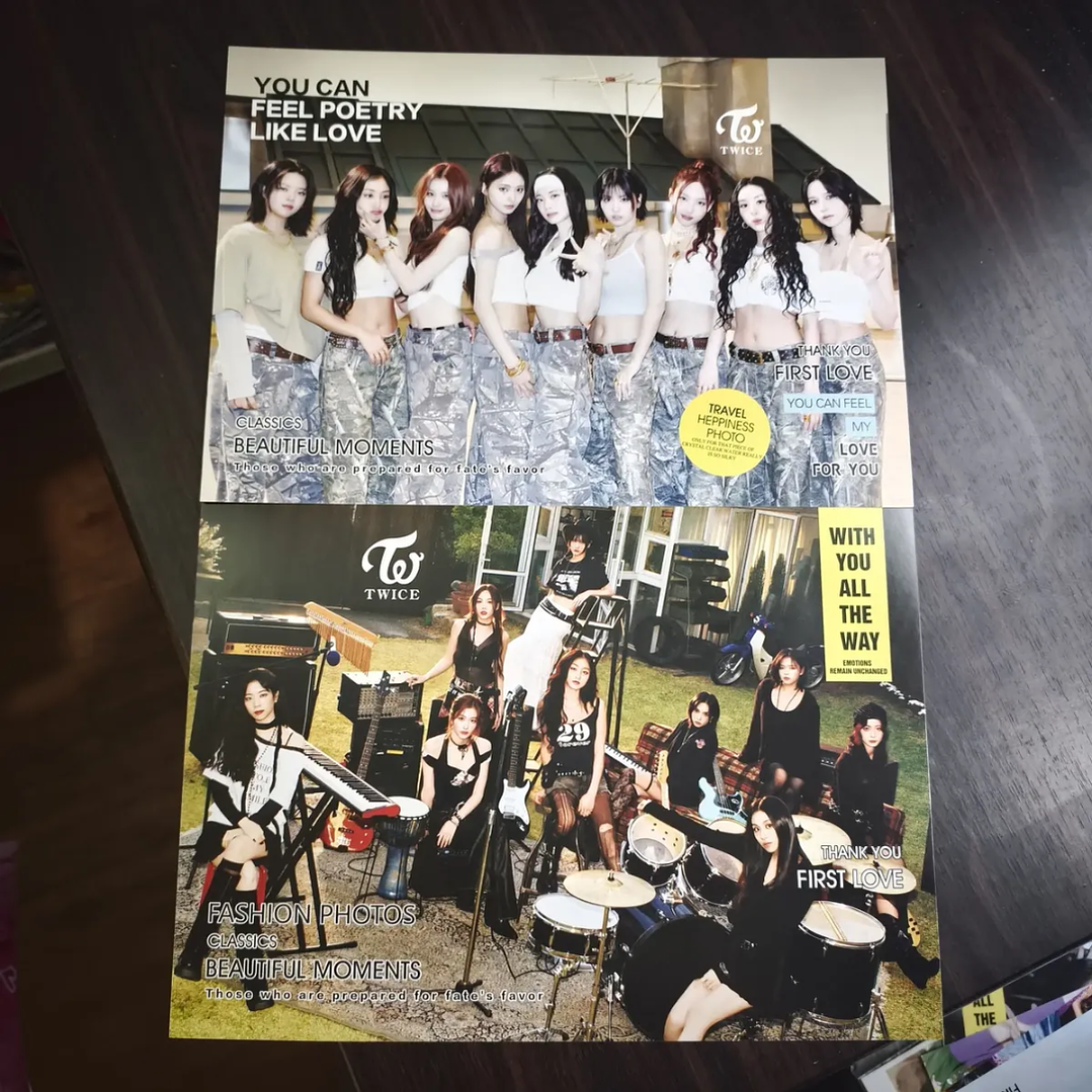 Set 8 Posters Kpop Twice Tamaño 25*35cm 4