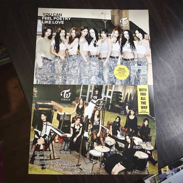 Set 8 Posters Kpop Twice Tamaño 25*35cm 4