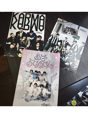 Set 8 Posters Kpop Stray Kids Tamaño 25*35cm