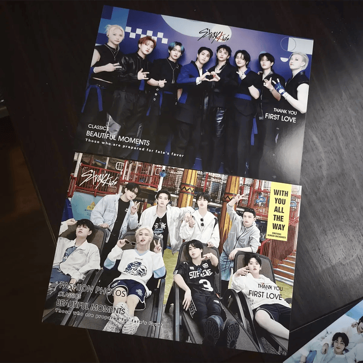 Set 8 Posters Kpop Stray Kids Tamaño 25*35cm 4
