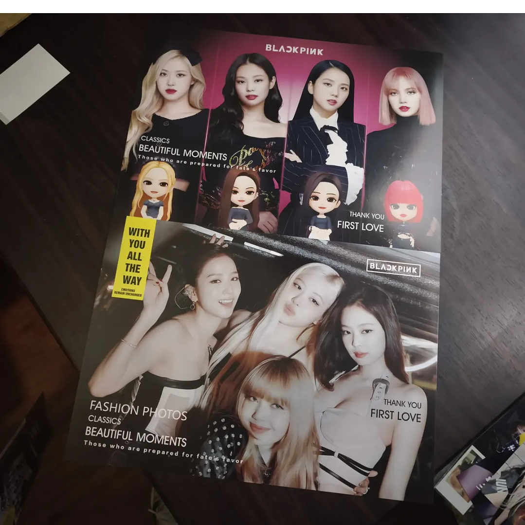 Set 8 Posters Kpop Blackpink Tamaño 25*35cm 3