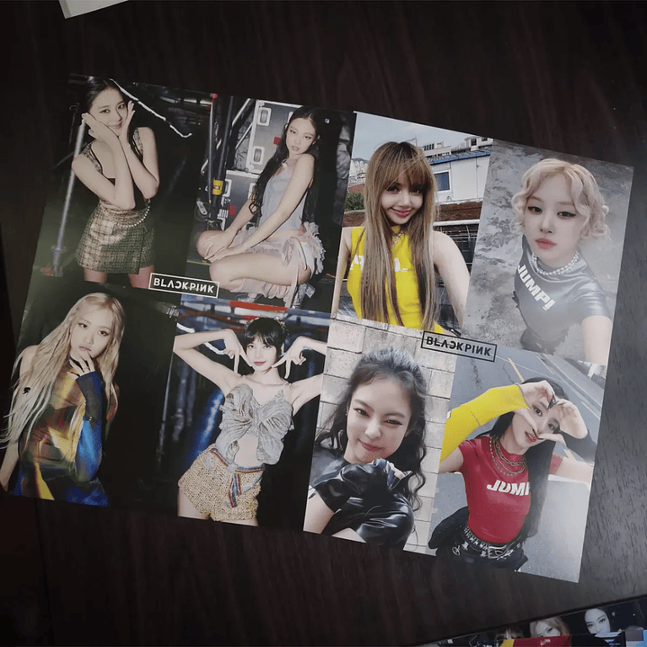 Set 8 Posters Kpop Blackpink Tamaño 25*35cm 5