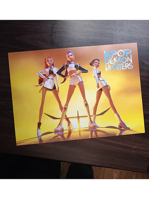 Set 8 Posters Kpop Demon Hunters Huntrix Guerreras Del Kpop Tamaño 25*35cm
