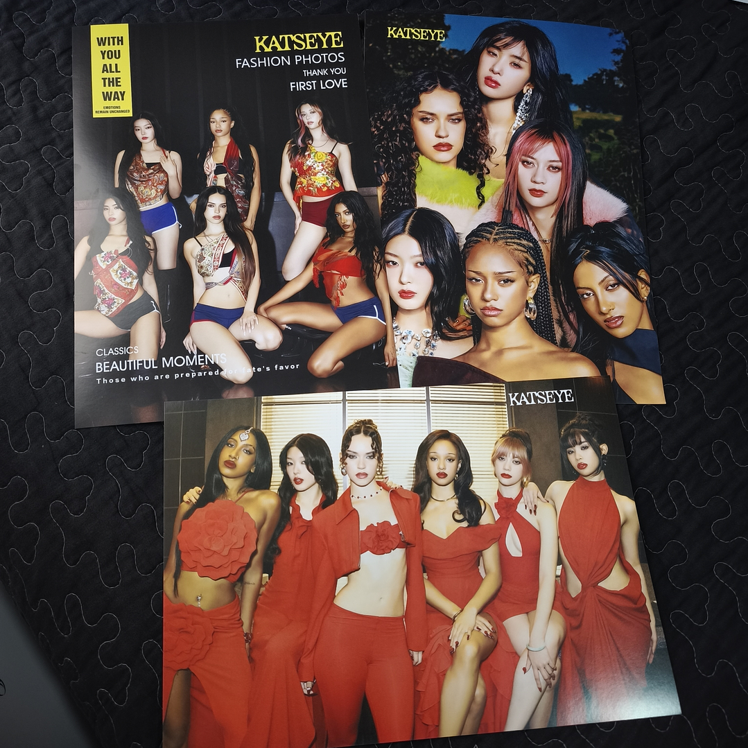 Set 8 Posters Kpop Katseye Tamaño 25*35cm 3
