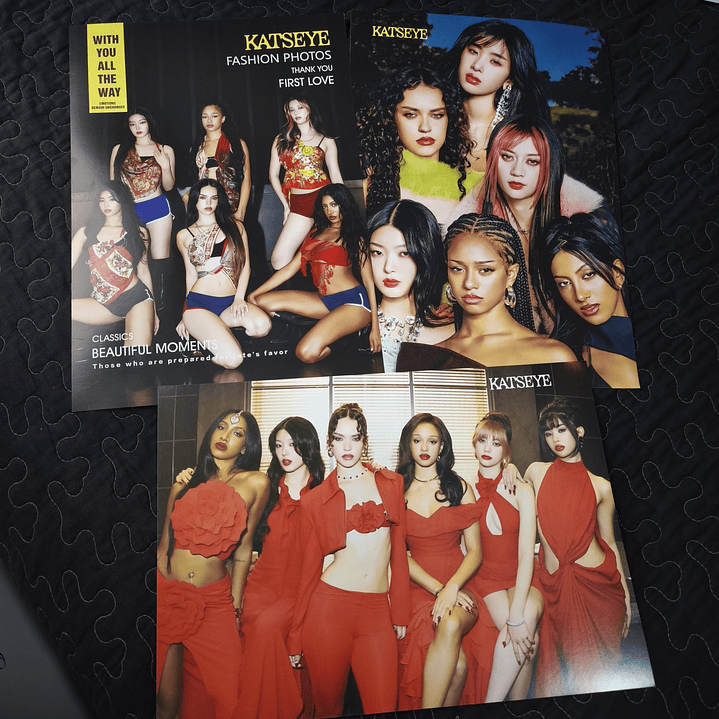 Set 8 Posters Kpop Katseye Tamaño 25*35cm 3