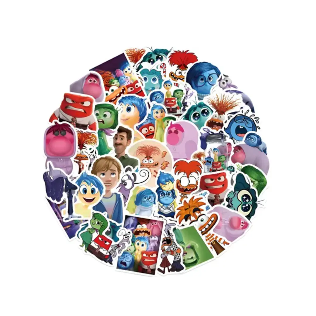 Set 50 Stickers Diseño Intensamente Inside Out 1