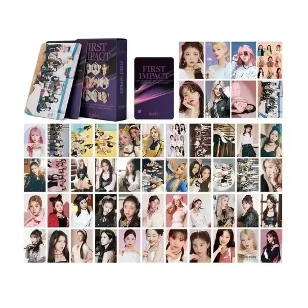 Set 55 Photocards / Lomo Card Diseño Kep1er - First Impact Kpop 2