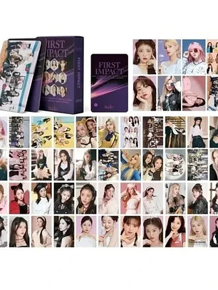 Set 55 Photocards / Lomo Card Diseño Kep1er - First Impact Kpop