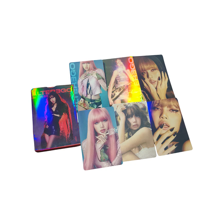 Set 55 Photocards / Lomo Card Diseño Lisa Blackpink Alterego Kpop 1