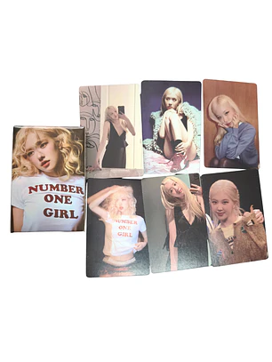 Set 55 Photocards / Lomo Card Diseño Rose Balckpink Kpop