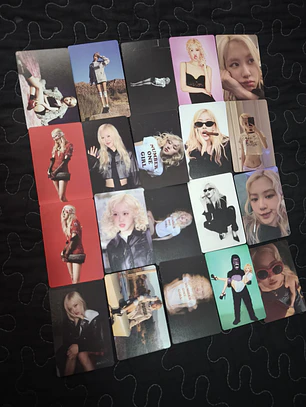Set 55 Photocards / Lomo Card Diseño Rose Balckpink Kpop
