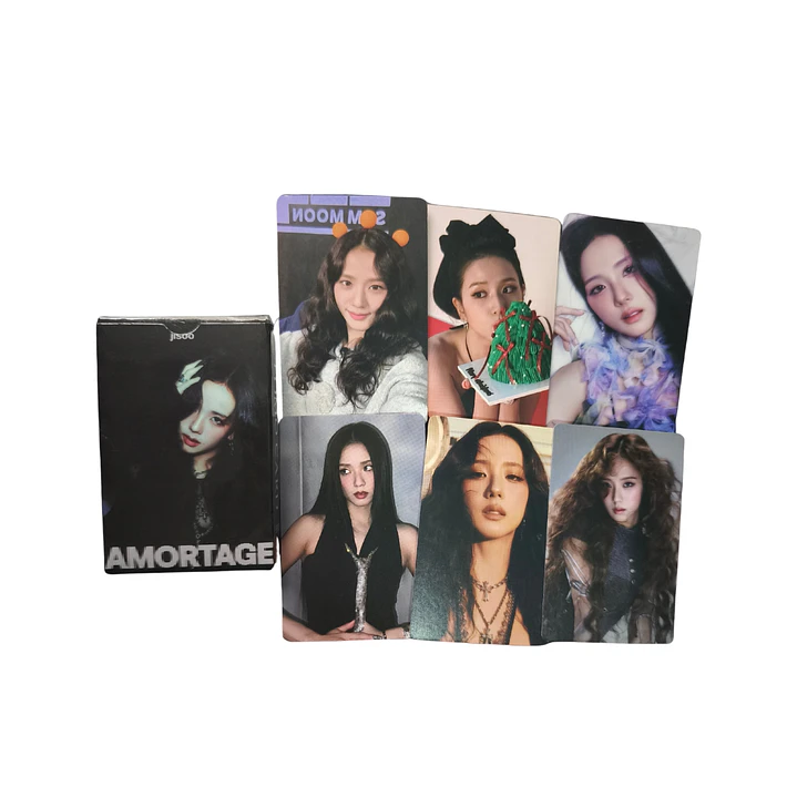 Set 55 Photocards / Lomo Card Diseño Jisoo Blackpink Kpop 1