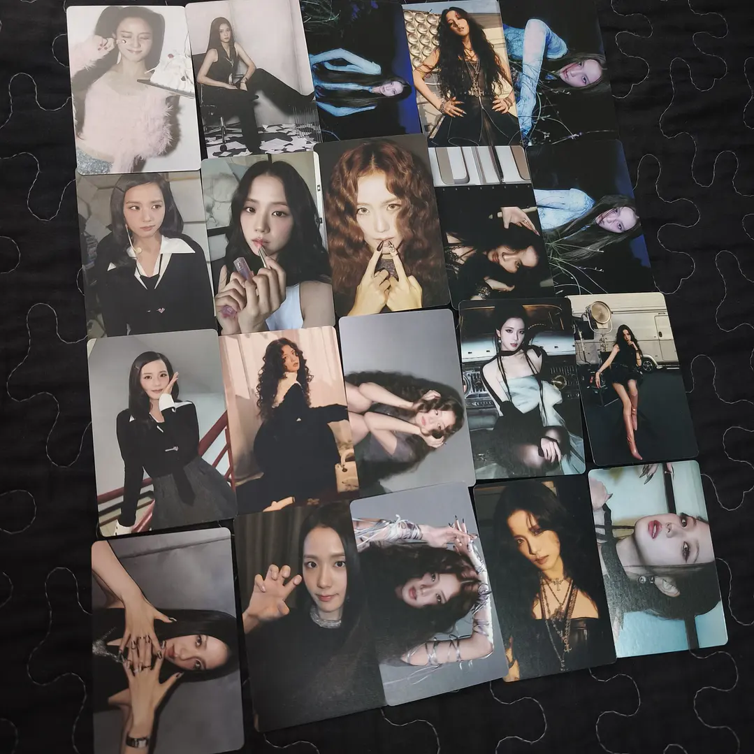 Set 55 Photocards / Lomo Card Diseño Jisoo Blackpink Kpop 2