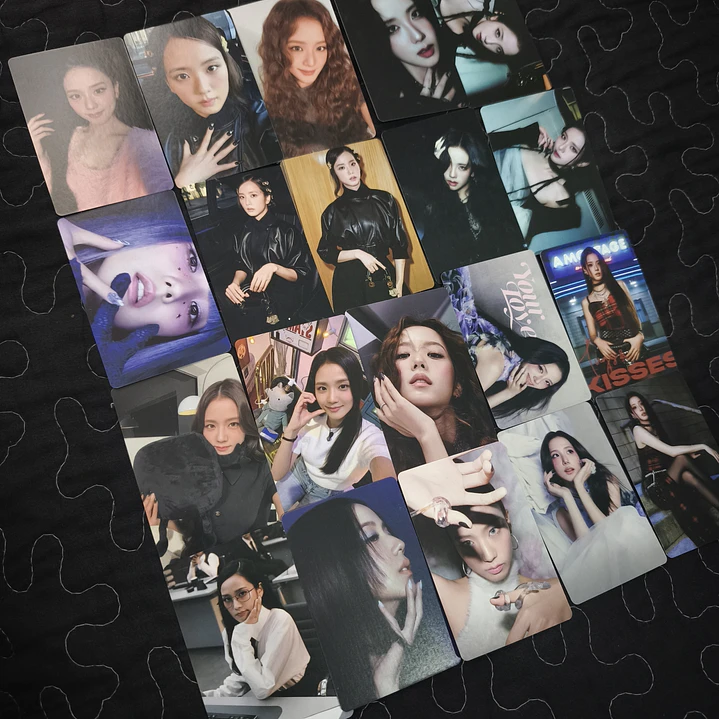 Set 55 Photocards / Lomo Card Diseño Jisoo Blackpink Kpop 3