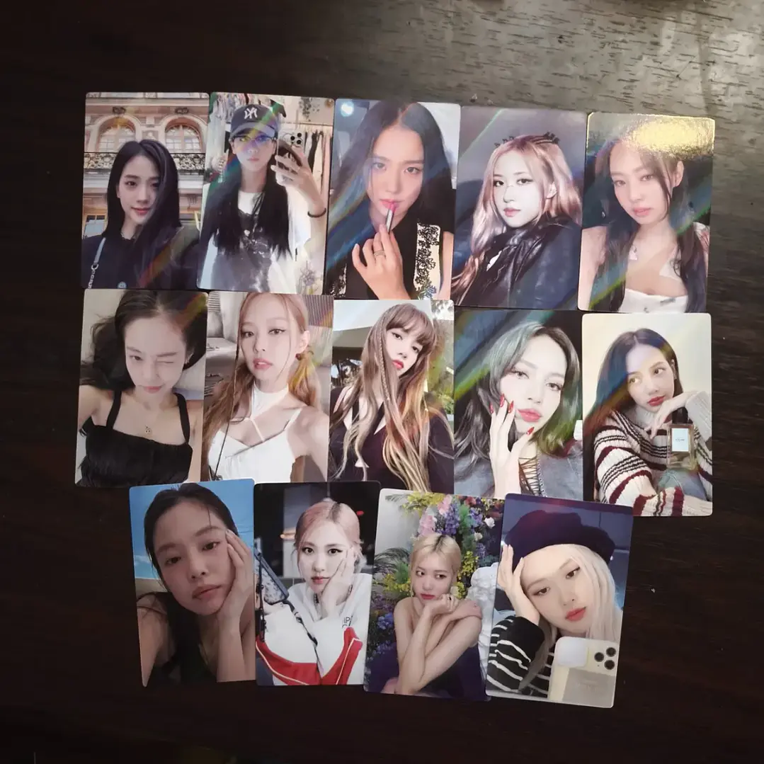 Set 55 Photocards / Lomo Card Diseño Blackpink Kpop 3