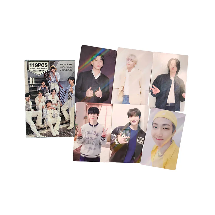 Set 55 Photocards / Lomo Card Diseño BTS Bangtan Boys Kpop 1