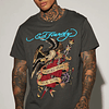 Polera Ed Hardy Eagle Dagger - Charcoal