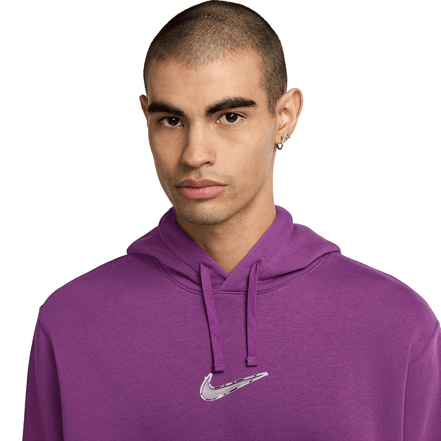 POLERON Nike Pullover Glow In Dark Hoodie Purple