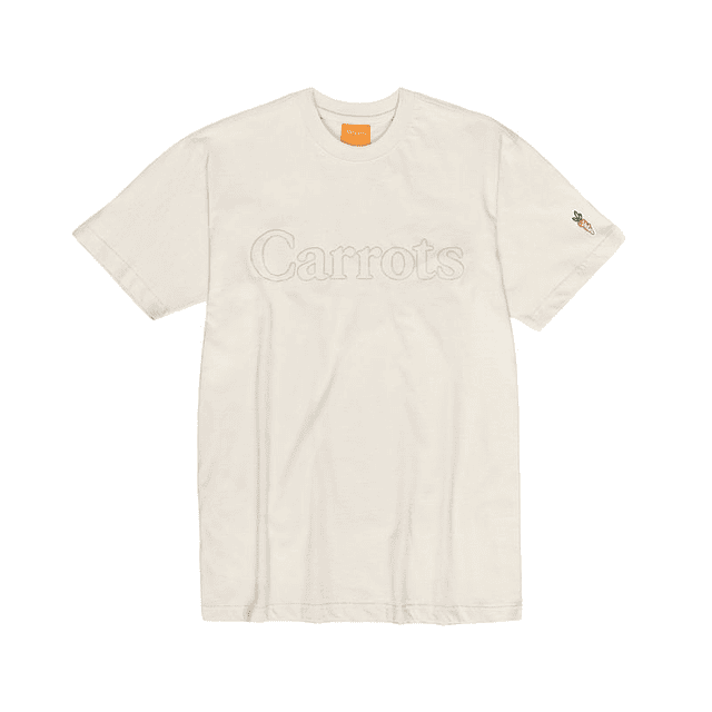Polera Carrots Logo - Crema