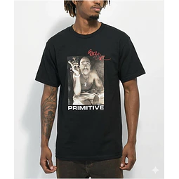 Primitive x Tupac Smoke Black T-Shirt
