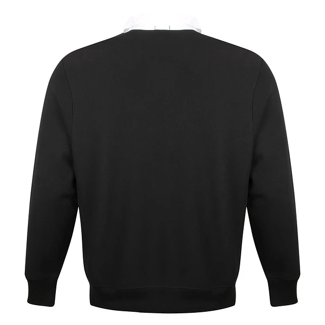 Poleron Champion Black Rugby Shirt