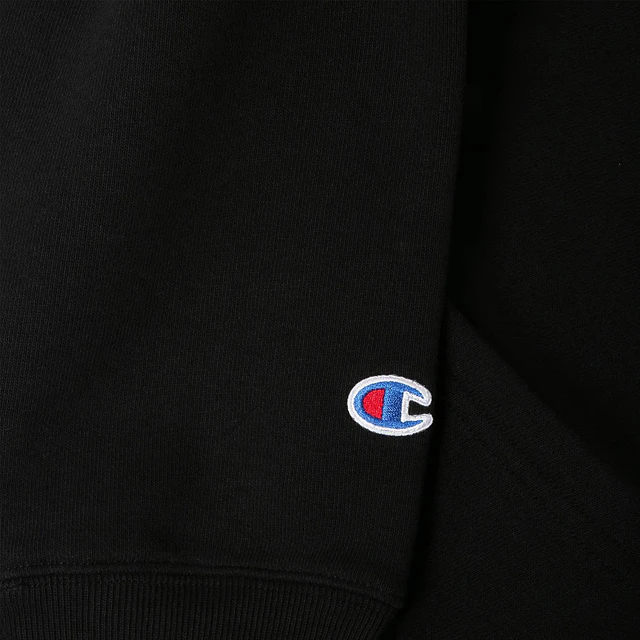 Poleron Champion Black Rugby Shirt