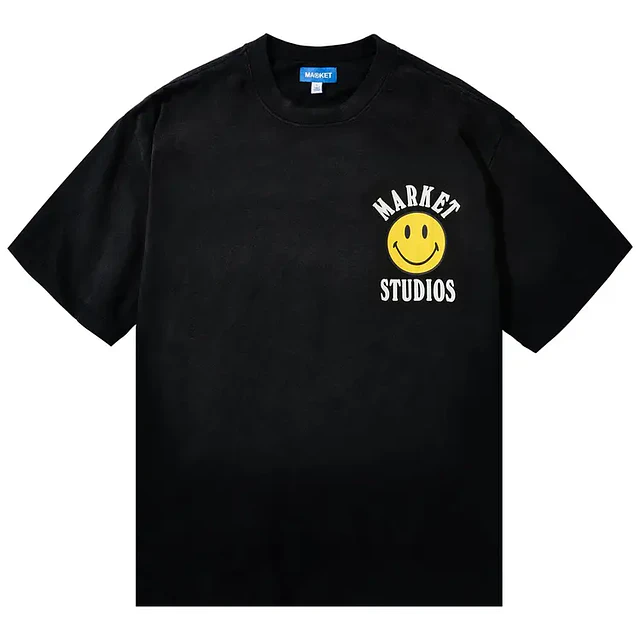 Polera Market Studios Smiley Lockup Jet Set