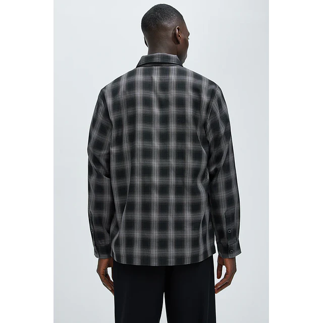 Camisa Boyle Plaid - Negro/Combinado