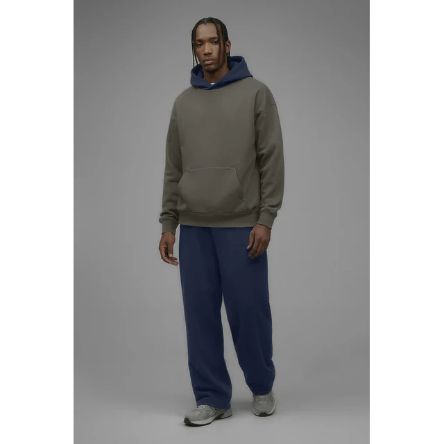 Poleron NOVAMEN Sudadera 410 Oversized Colorblock - Dark Grey