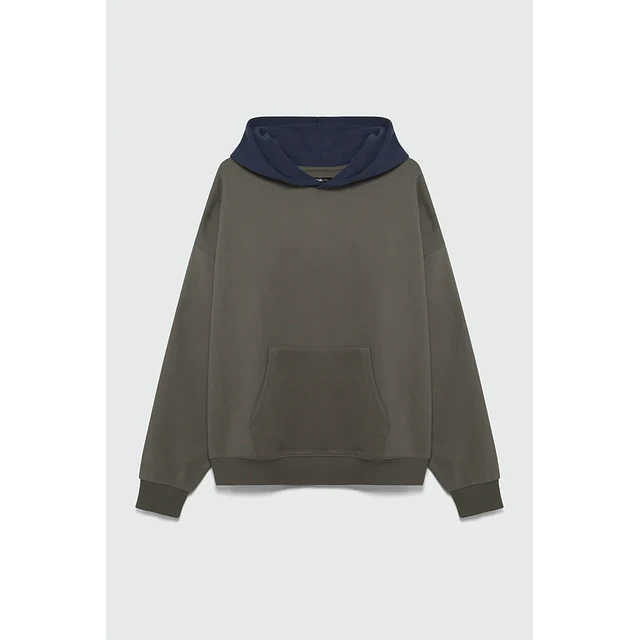 Poleron NOVAMEN Sudadera 410 Oversized Colorblock - Dark Grey