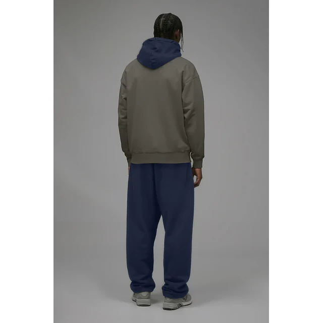 Poleron NOVAMEN Sudadera 410 Oversized Colorblock - Dark Grey