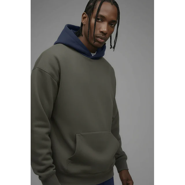 Poleron NOVAMEN Sudadera 410 Oversized Colorblock - Dark Grey