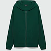 Sudadera 410 Oversized Zip - Hunter Green