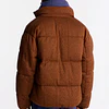 Parka Chamarra de Mezclilla Textured Cable Knit Cabin - Café