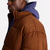 Parka Chamarra de Mezclilla Textured Cable Knit Cabin - Café