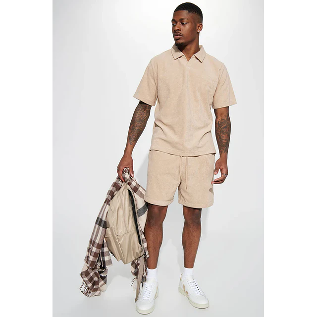 Short Dipped Terry Knit - Arena