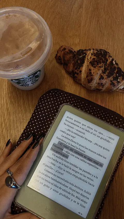 funda kindle/libros polka chocolate