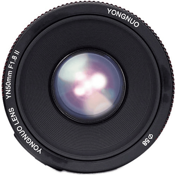 Lente Yongnuo YN-50mm II F/1.8 para Canon - Versión II