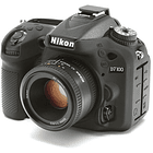 Piel De Silicona Easycover Nikon D7100 / D7200 Negro 3