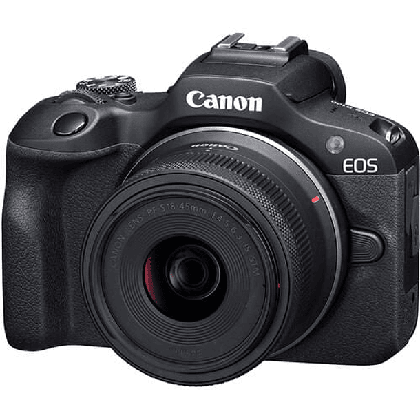 Cámara Canon Mirrorless EOS R100 + Lente RF-S 18-45mm f/4.5-6.3 IS STM 3